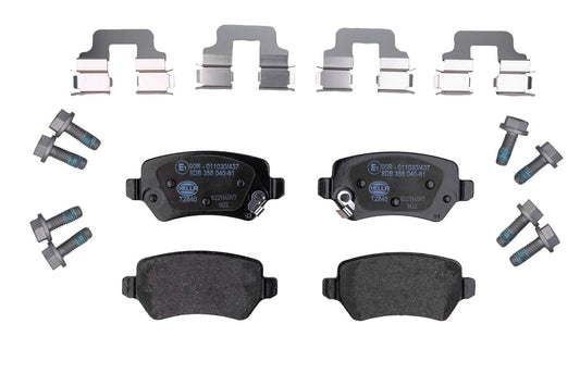 HELLA Brake pad set - T2675 - for e.g. KIA 8DB355040-611