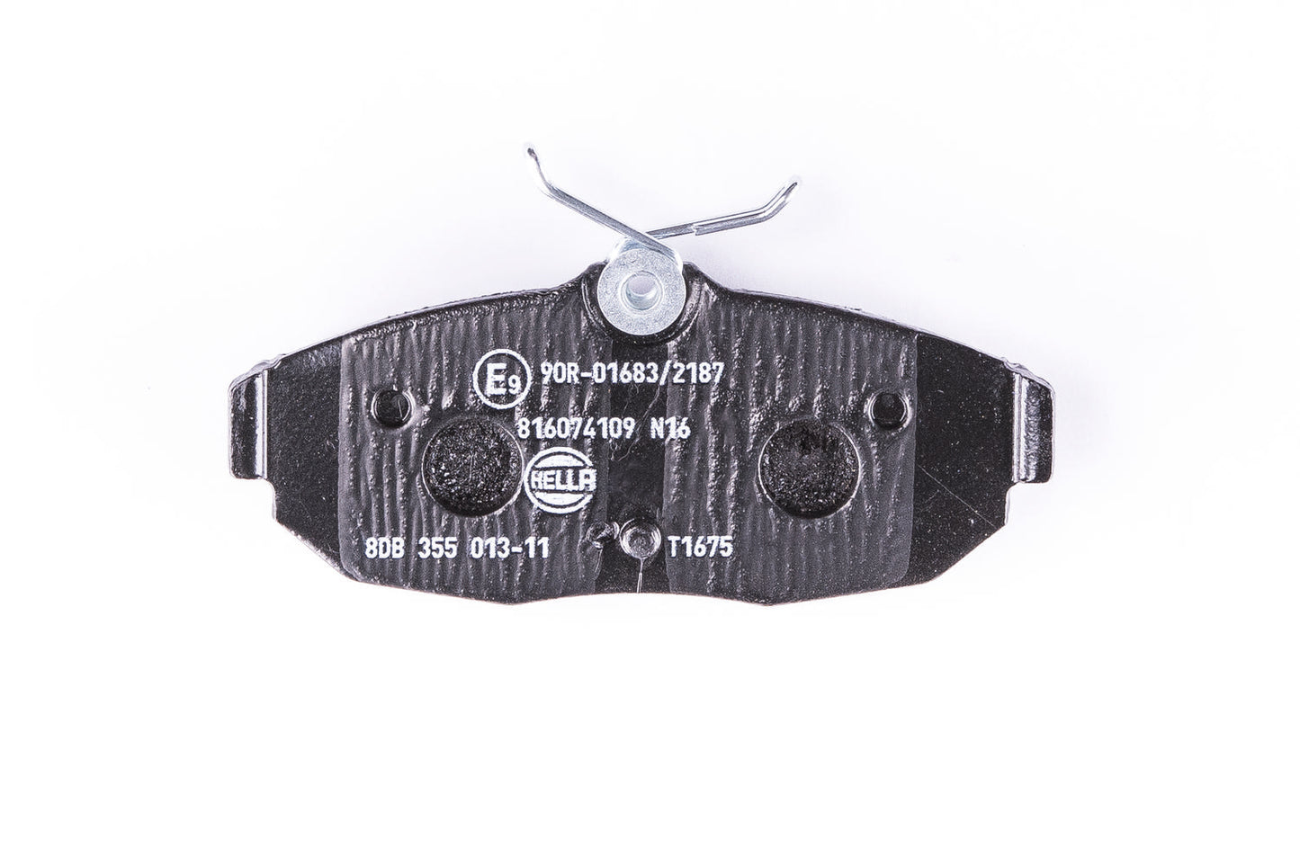 HELLA Brake pad set - T1675 - for e.g. FORD 8DB355013-111