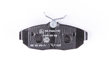 HELLA Brake pad set - T1675 - for e.g. FORD 8DB355013-111