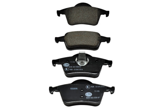 HELLA Brake pad set - T1190 - for e.g. VOLVO 8DB355008-871