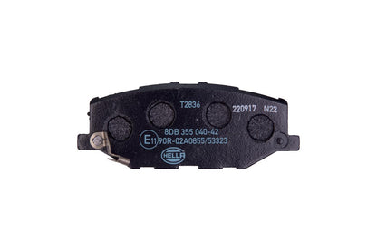 HELLA Brake pad set - T2836 - for e.g. SUZUKI 8DB355040-421