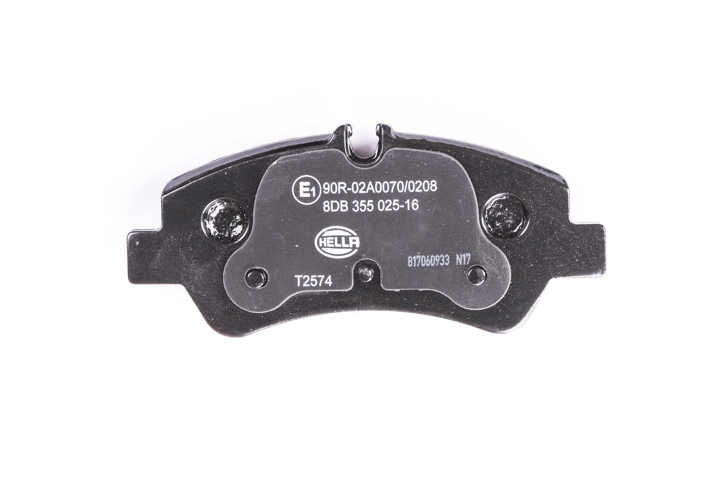 HELLA Brake pad set - T2574 - for e.g. FORD 8DB355025-161