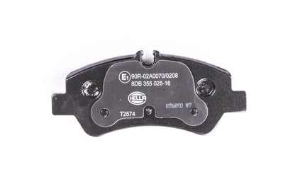 HELLA Brake pad set - T2574 - for e.g. FORD 8DB355025-161