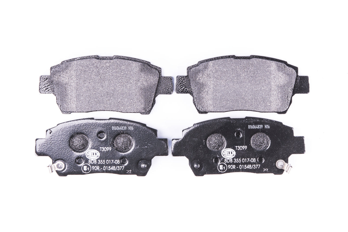 HELLA Brake pad set - T3099 - for e.g. TOYOTA 8DB355017-081