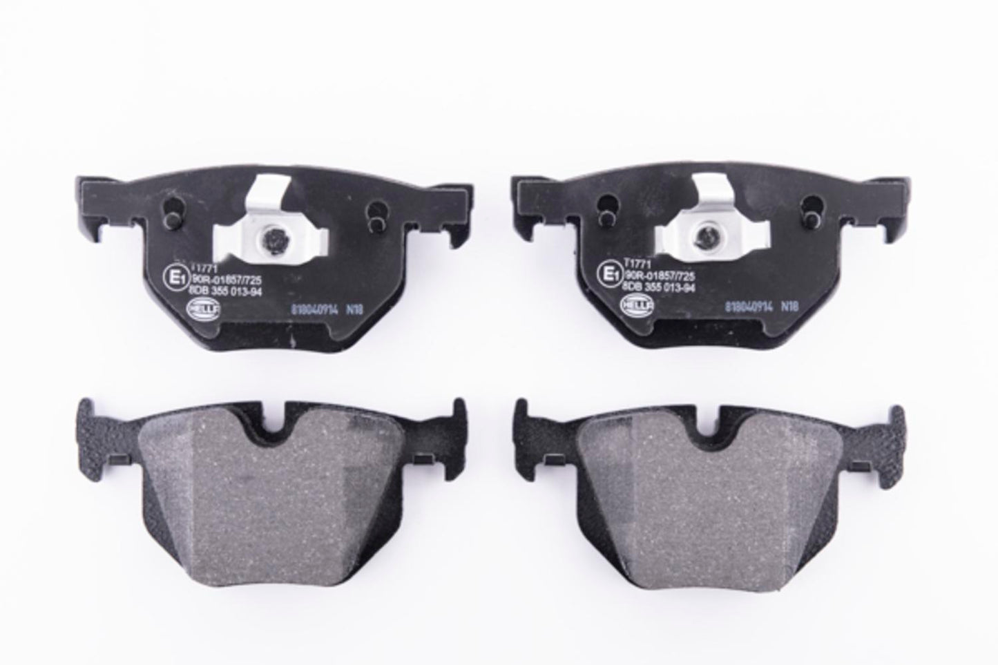 HELLA Brake pad set - T1771 - for e.g. BMW 8DB355013-941