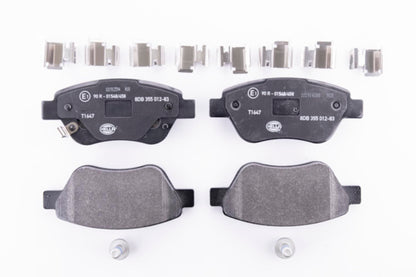 HELLA Brake pad set - T1647 - for e.g. FIAT / OPEL / VAUXHALL 8DB355012-831