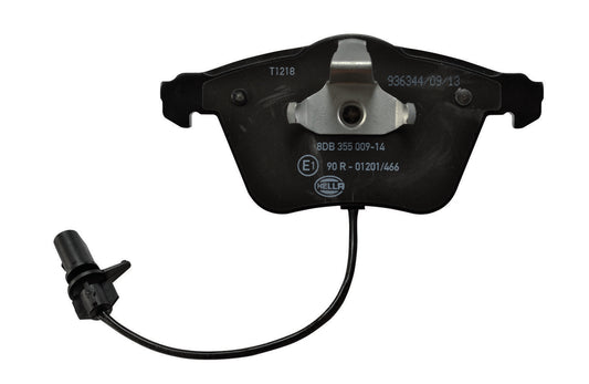 HELLA Brake pad set - T1218 - for e.g. AUDI 8DB355009-141