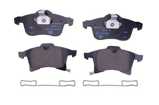 HELLA Brake pad set - T4171 - for e.g. OPEL / VAUXHALL 8DB355025-191