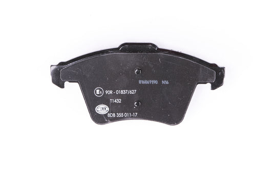 HELLA Brake pad set - T1432 - for e.g. VOLKSWAGEN 8DB355011-171