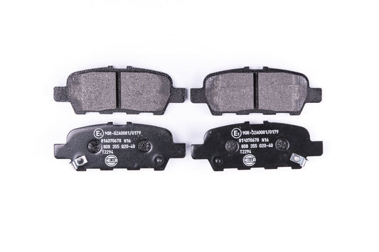 HELLA Brake pad set - T2294 - for e.g. INFINITI / MITSUBISHI / NISSAN / SUZUKI 8DB355020-401