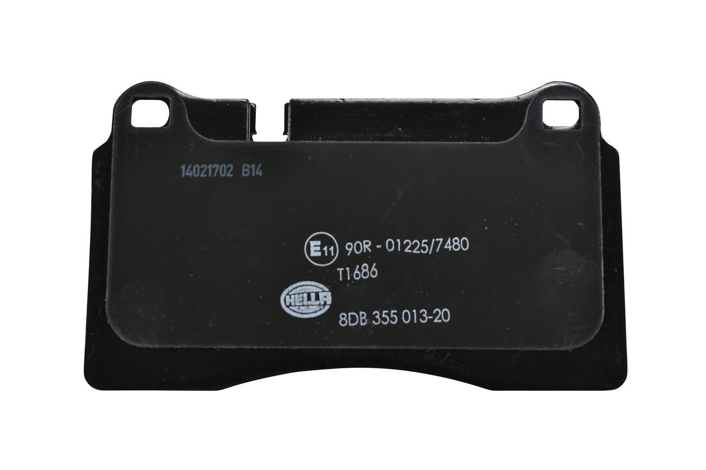 HELLA Brake pad set - T1686 - for e.g. LAND ROVER 8DB355013-201