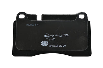 HELLA Brake pad set - T1686 - for e.g. LAND ROVER 8DB355013-201
