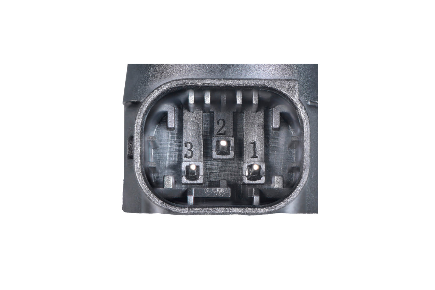 HELLA Sensor, park distance control - angled - 3-pin connector - Plugged 6PX358270-831