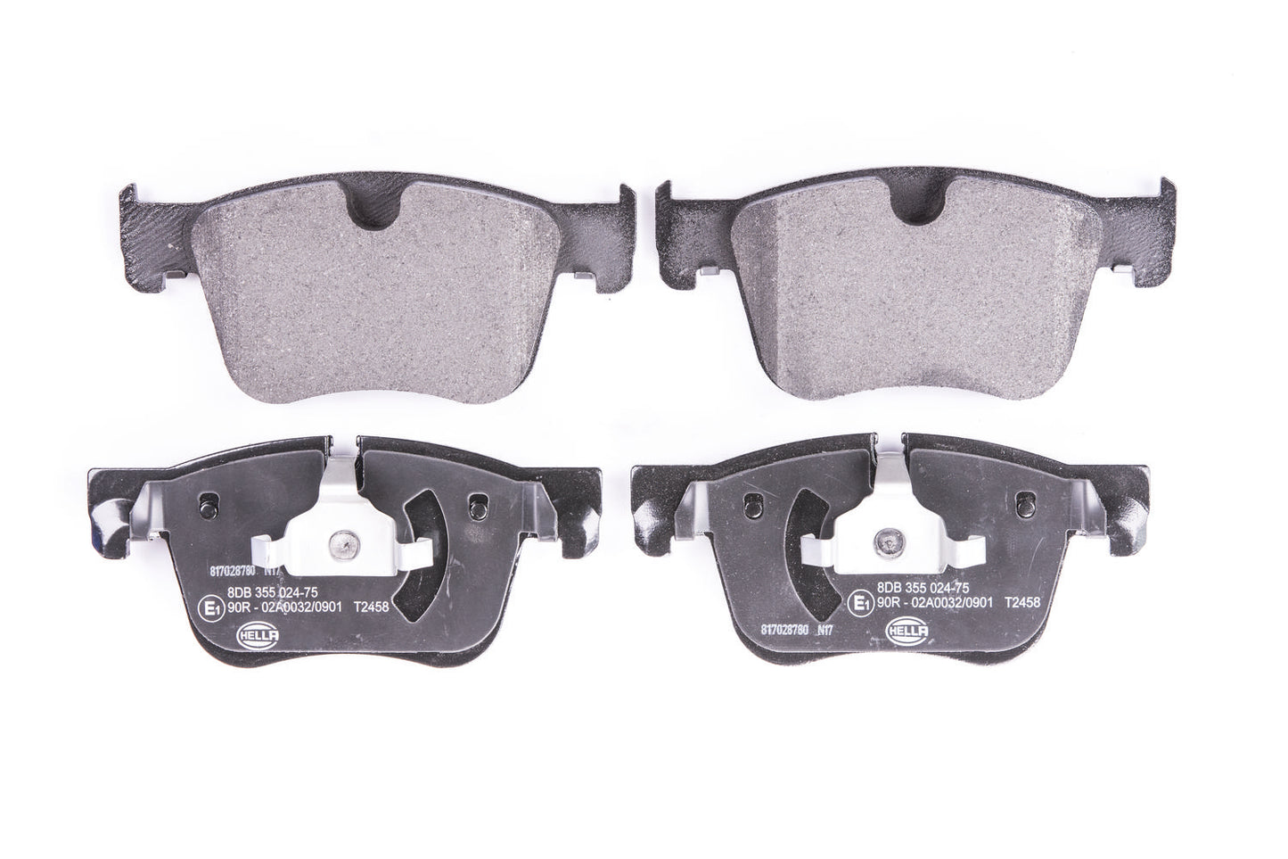 HELLA Brake pad set - T2458 - for e.g. CITROEN / PEUGEOT 8DB355024-751