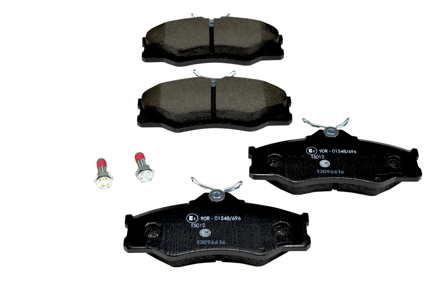 HELLA Brake pad set - T5012 - for e.g. VOLKSWAGEN 8DB355017-661