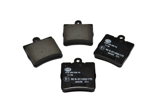HELLA Brake pad set - T1198 - for e.g. MERCEDES-BENZ 8DB355008-961