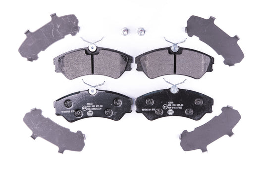 HELLA Brake pad set - T5048 - for e.g. VOLKSWAGEN 8DB355017-881