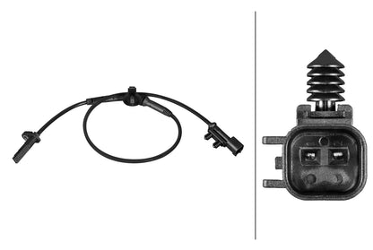HELLA Sensor, wheel speed - 2-pin connector 6PU358216-461