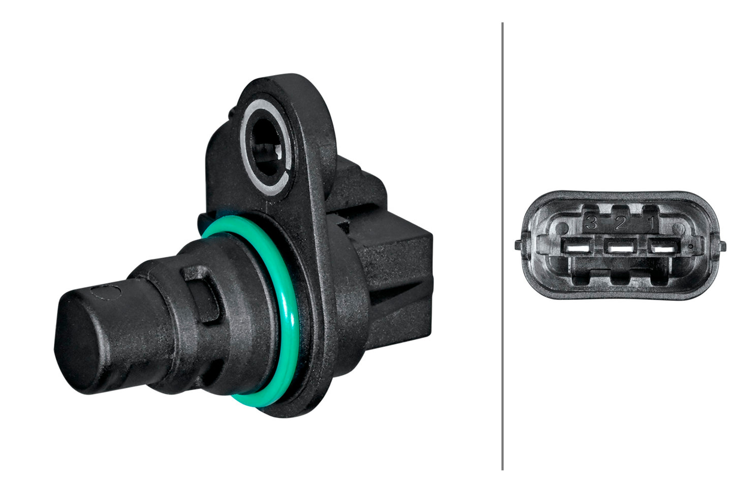 HELLA Sensor, camshaft position - 3-pin connector 6PU358381-231