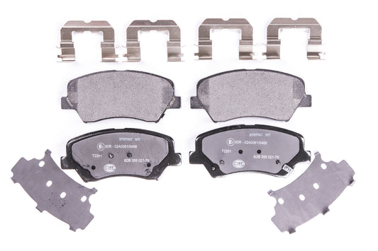 HELLA Brake pad set - T2261 - for e.g. HYUNDAI / KIA 8DB355021-781