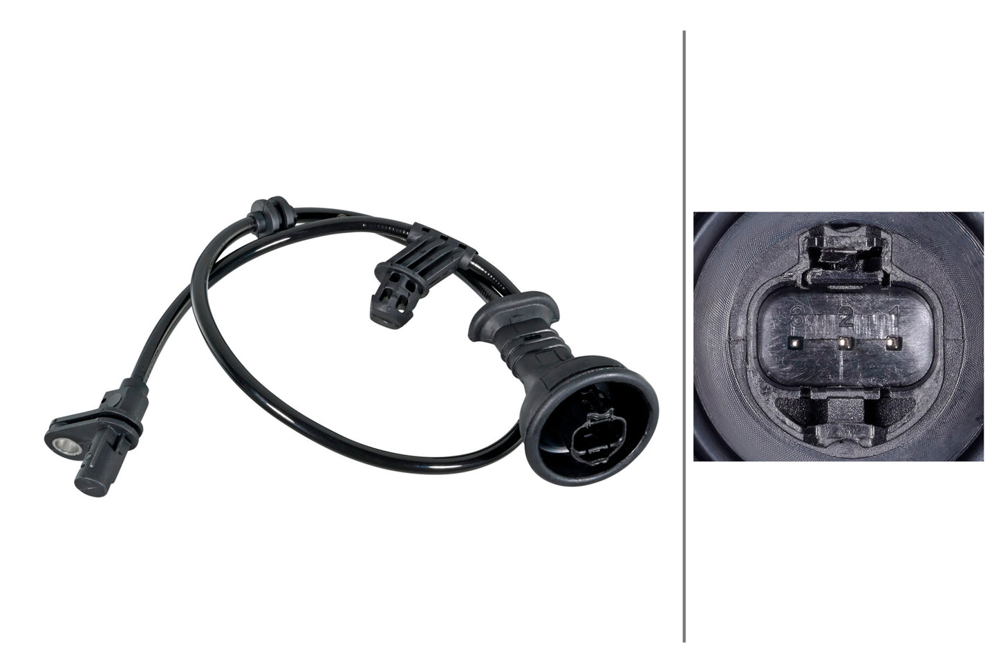 HELLA Sensor, wheel speed - 2-pin connector 6PU358252-041