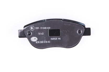 HELLA Brake pad set - T5163 - for e.g. ABARTH / CHRYSLER / FIAT / LANCIA / OPEL 8DB355018-831