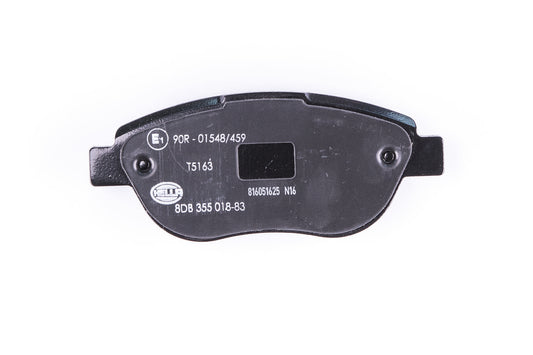 HELLA Brake pad set - T5163 - for e.g. ABARTH / CHRYSLER / FIAT / LANCIA / OPEL 8DB355018-831