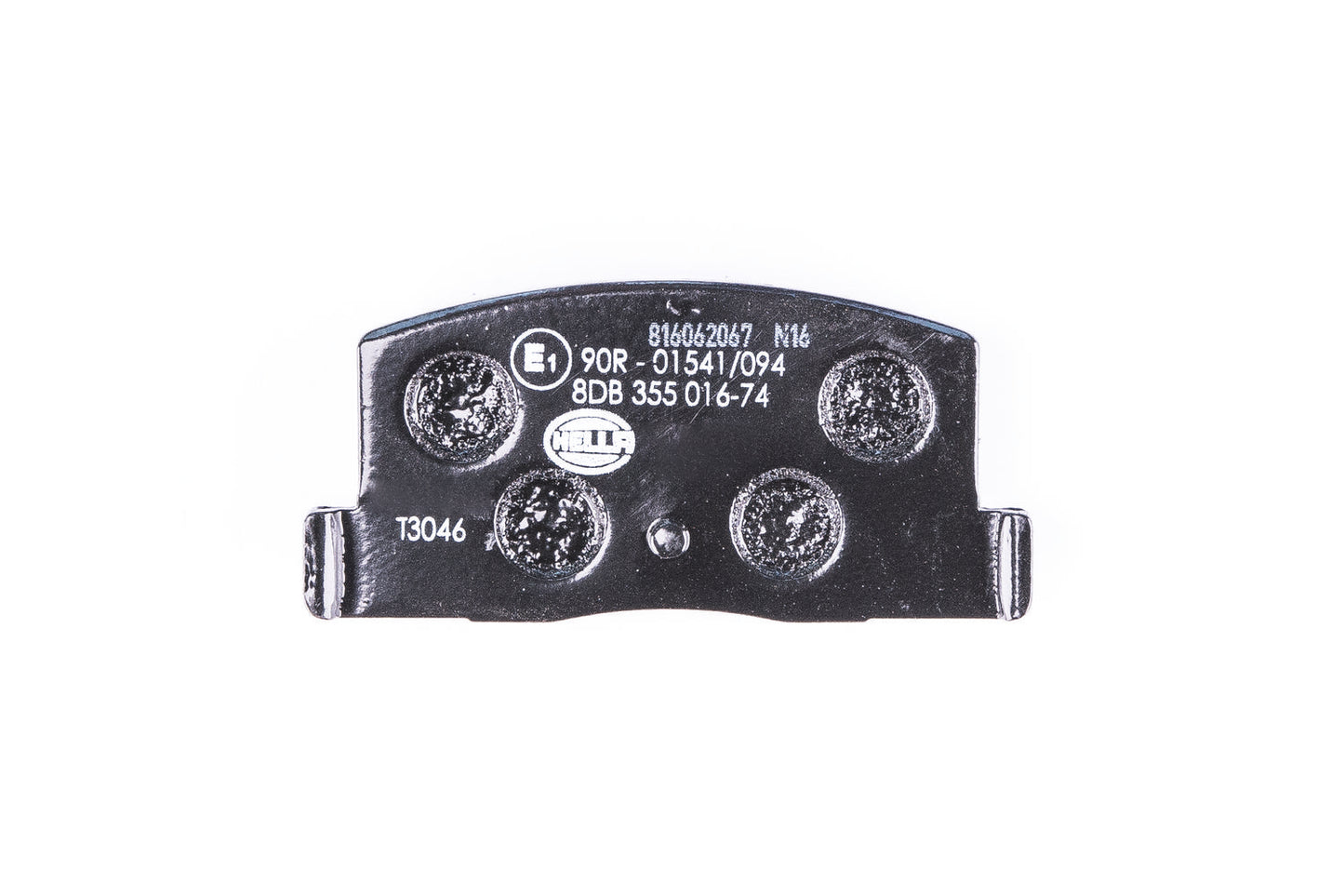 HELLA Brake pad set - T3046 - for e.g. TOYOTA 8DB355016-741