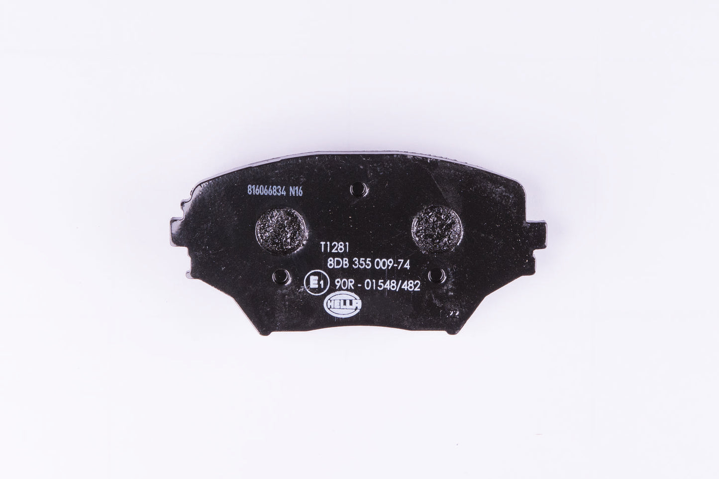 HELLA Brake pad set - T1281 - for e.g. TOYOTA 8DB355009-741