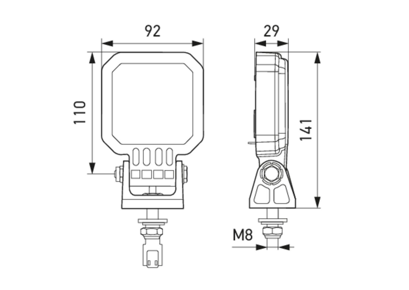 LED-Reverse Light - Q110R Q110R - 12/24V 2ZR996285-501