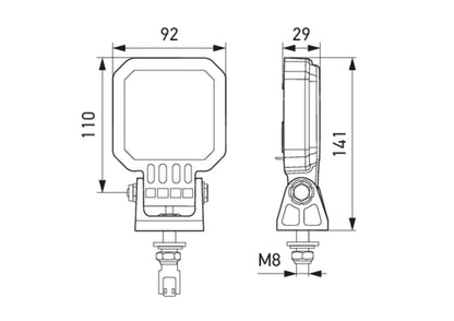 LED-Reverse Light - Q110R Q110R - 12/24V 2ZR996285-501