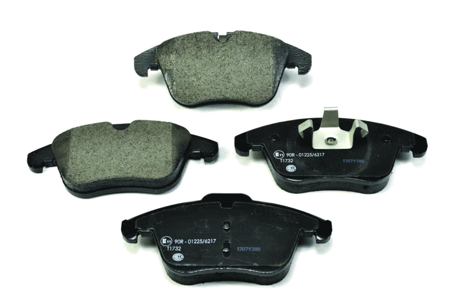 HELLA Brake pad set - T1732 - for e.g. DAIMLER / JAGUAR 8DB355013-621