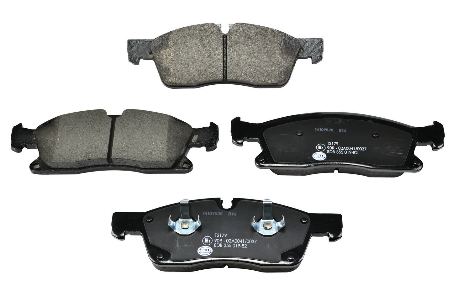 HELLA Brake pad set - T2179 - for e.g. MERCEDES-BENZ 8DB355019-821