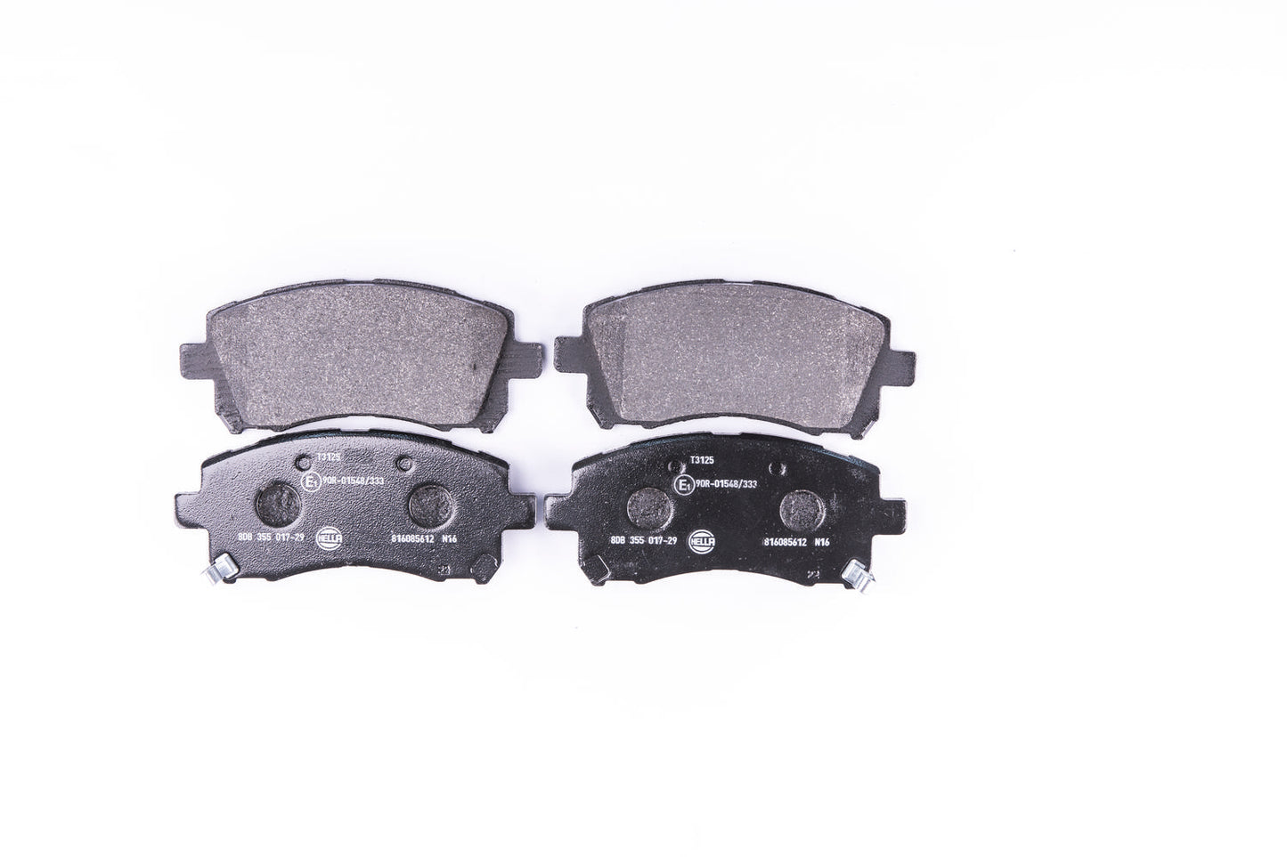 HELLA Brake pad set - T3125 - for e.g. MITSUBISHI / SUBARU / TOYOTA 8DB355017-291