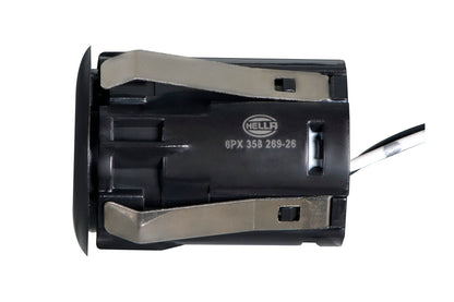 HELLA Sensor, park distance control - straight - 2-pin connector - Plugged 6PX358269-261