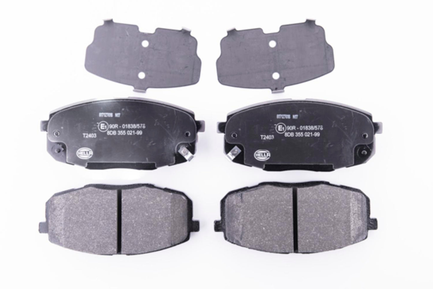HELLA Brake pad set - T2403 - for e.g. KIA SHUMA Coupe 2.0 8DB355021-991