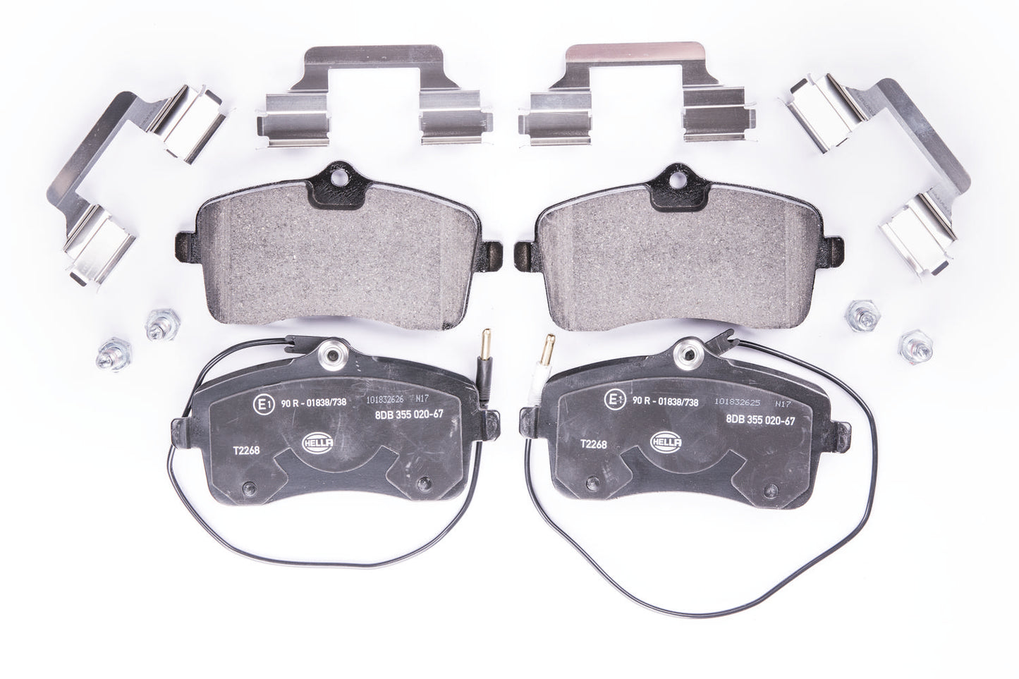 HELLA Brake pad set - T2268 - for e.g. PEUGEOT 8DB355020-671