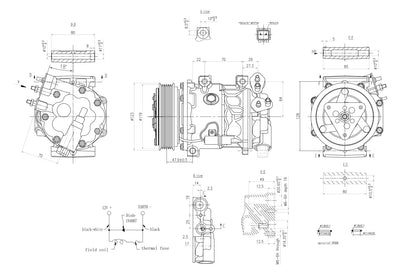 Hella Aircon Compressor 8FK366200-271