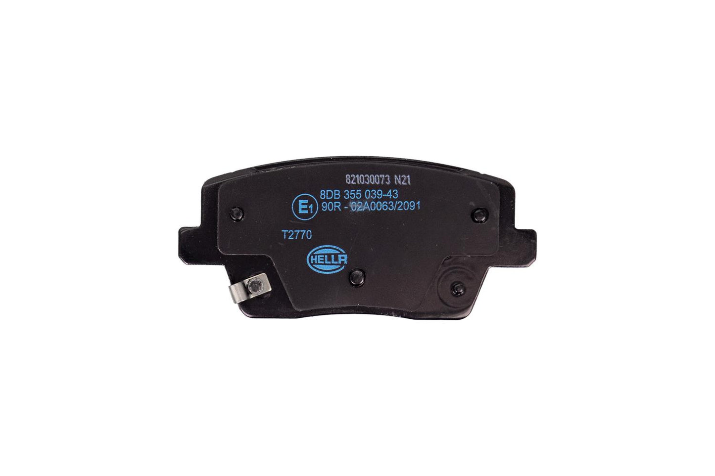 HELLA Brake pad set - T2770 - for e.g. HYUNDAI 8DB355039-431