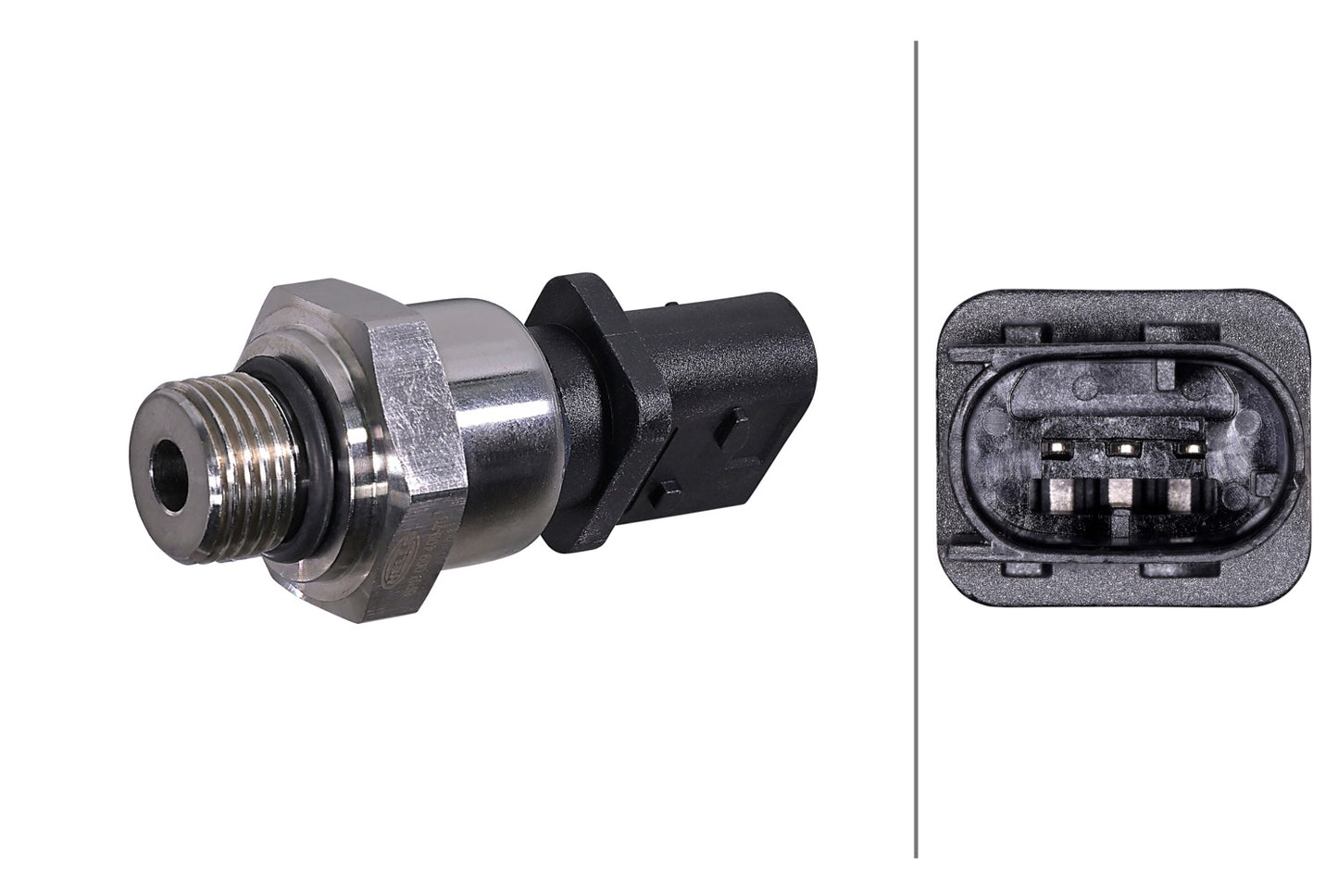 HELLA Sensor, exhaust pressure - 3-pin connector - Screw Connection 6PP009409-731
