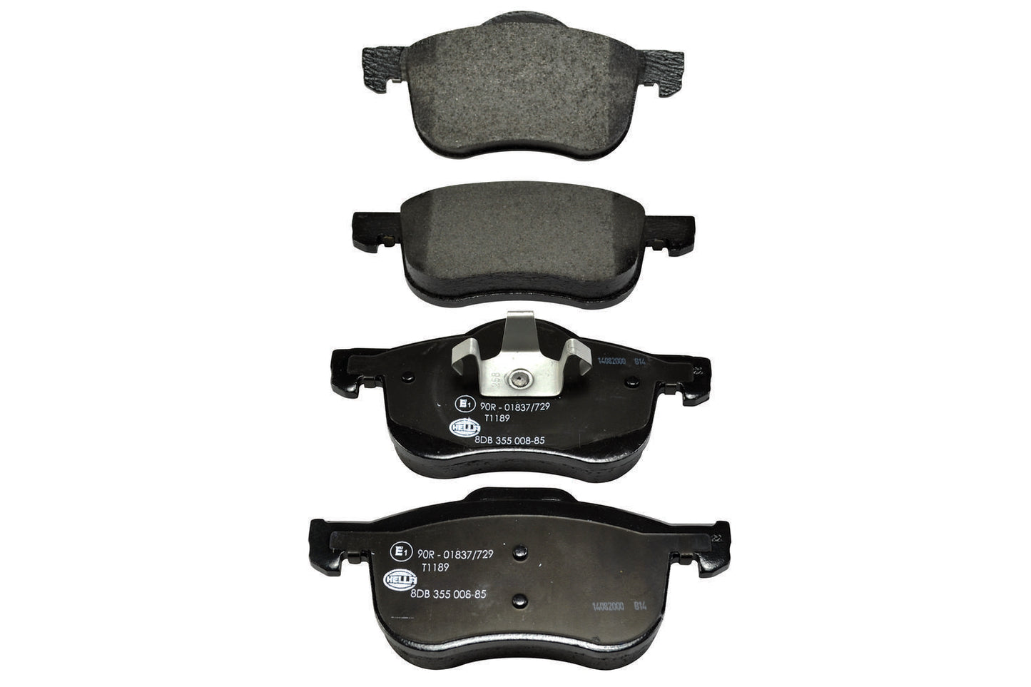 HELLA Brake pad set - T1189 - for e.g. VOLVO 8DB355008-851