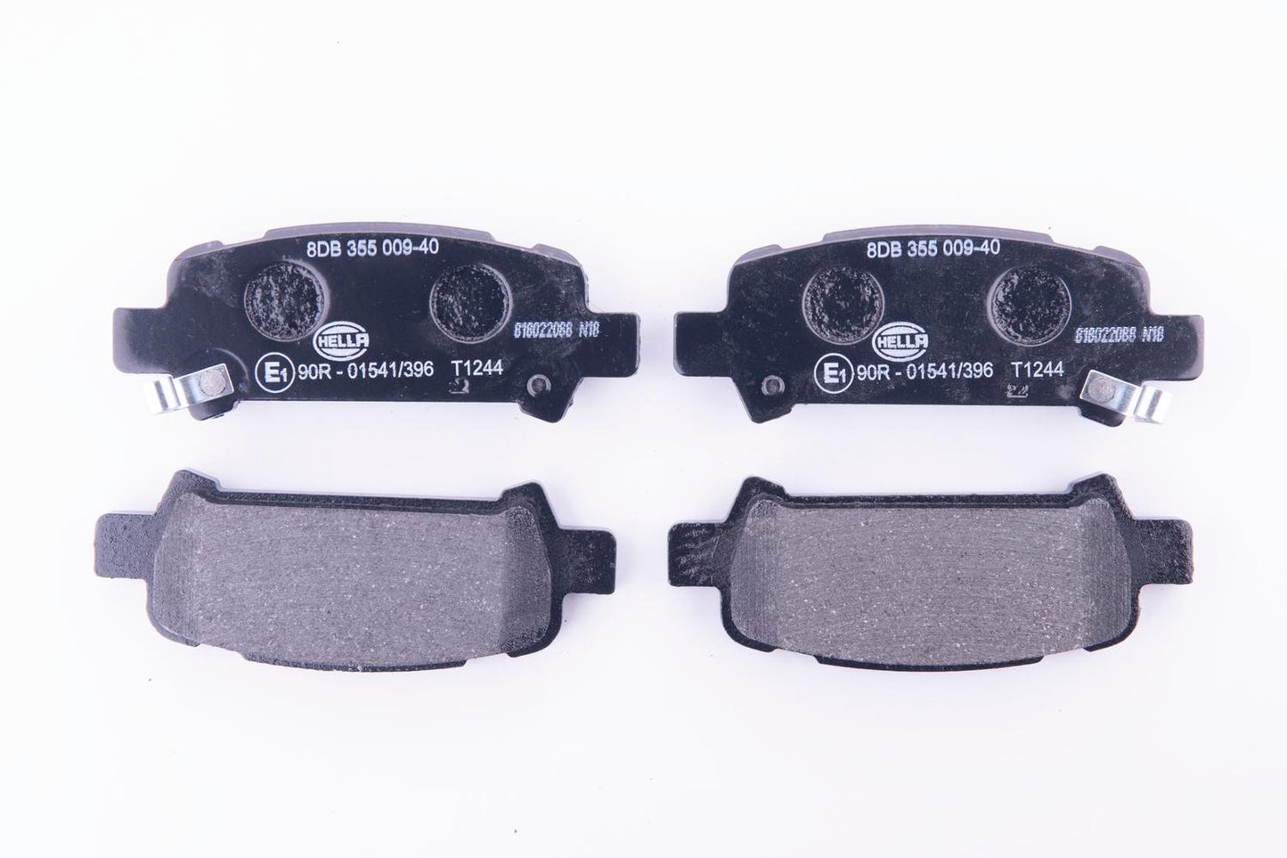 HELLA Brake pad set - T1244 - for e.g. SAAB / SUBARU 8DB355009-401
