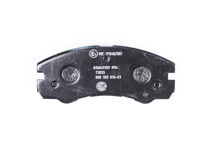 HELLA Brake pad set - T3033 - for e.g. ACURA / CHEVROLET / HOLDEN / HONDA 8DB355016-611