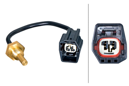 HELLA Sensor, coolant temperature - 2-pin connector 6PT358385-421
