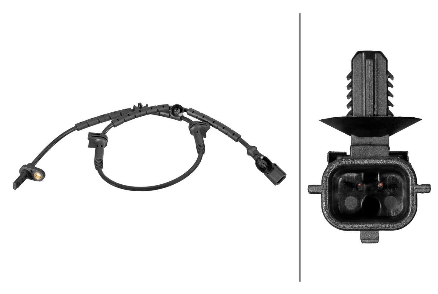 HELLA Sensor, wheel speed - 2-pin connector 6PU358216-601