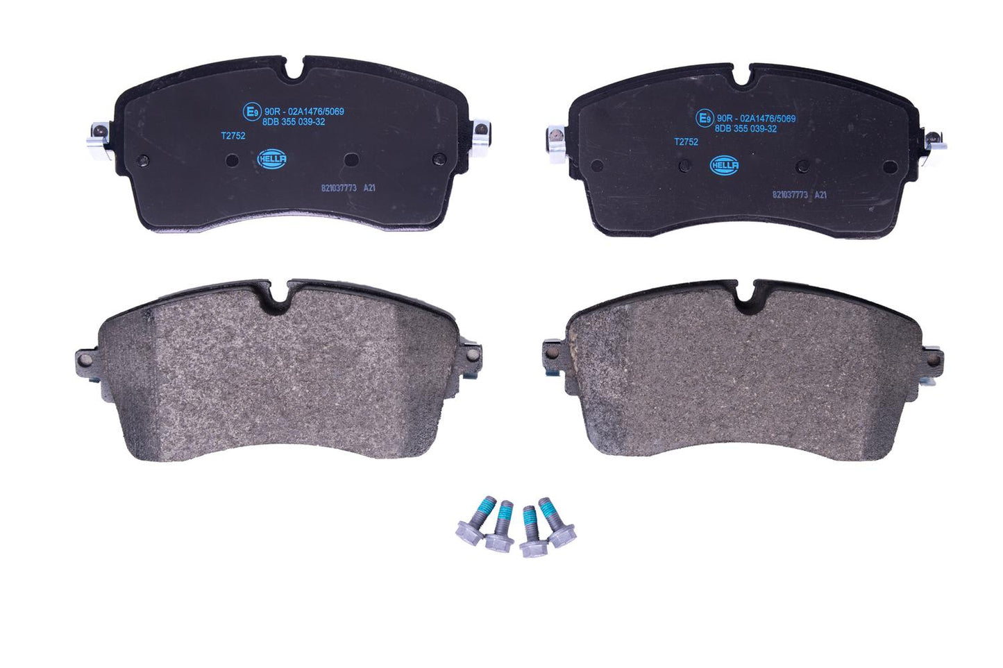 HELLA Brake pad set - T2752 - for e.g. LAND ROVER 8DB355039-321