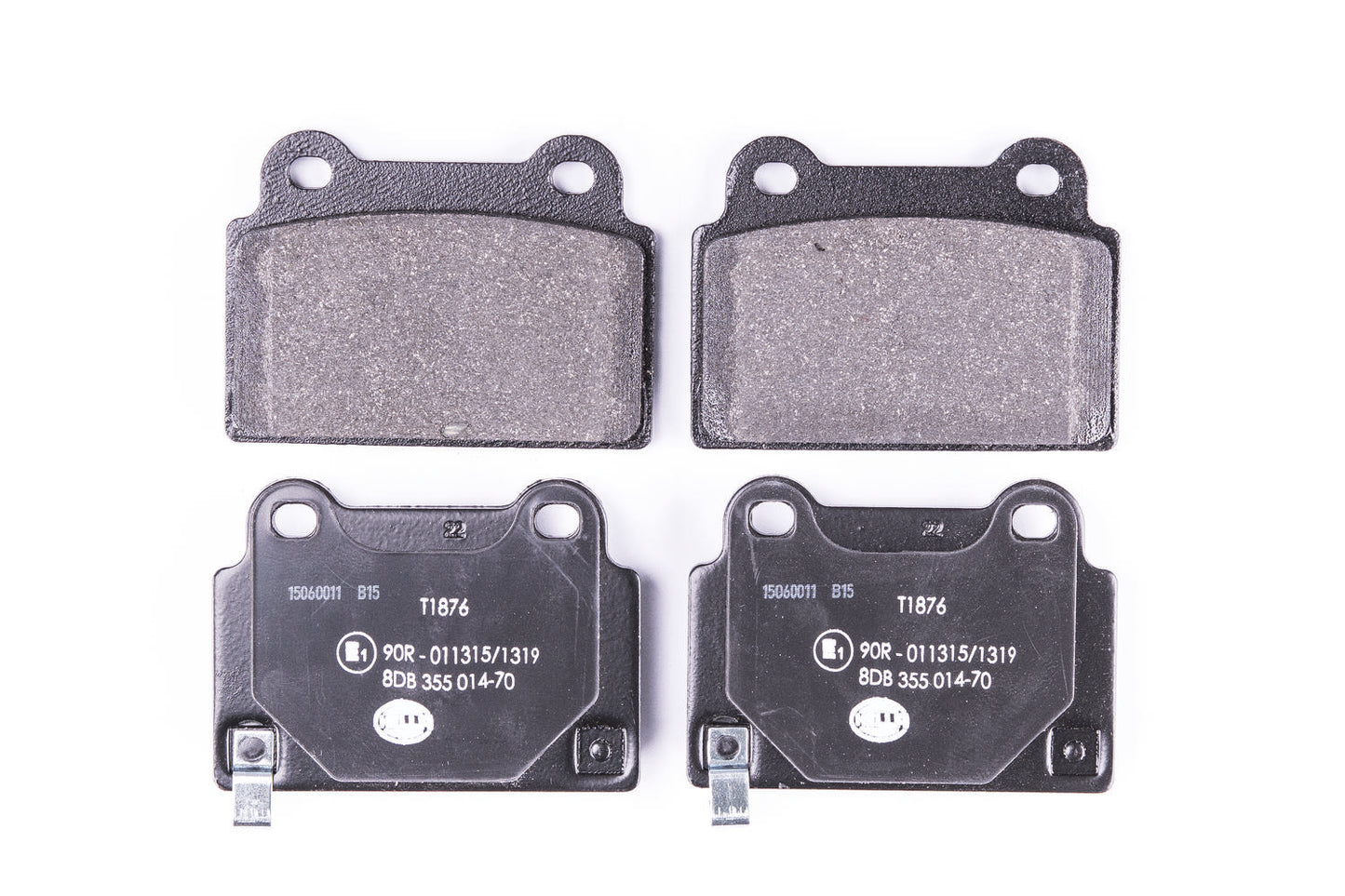HELLA Brake pad set - T1876 - for e.g. MITSUBISHI 8DB355014-701