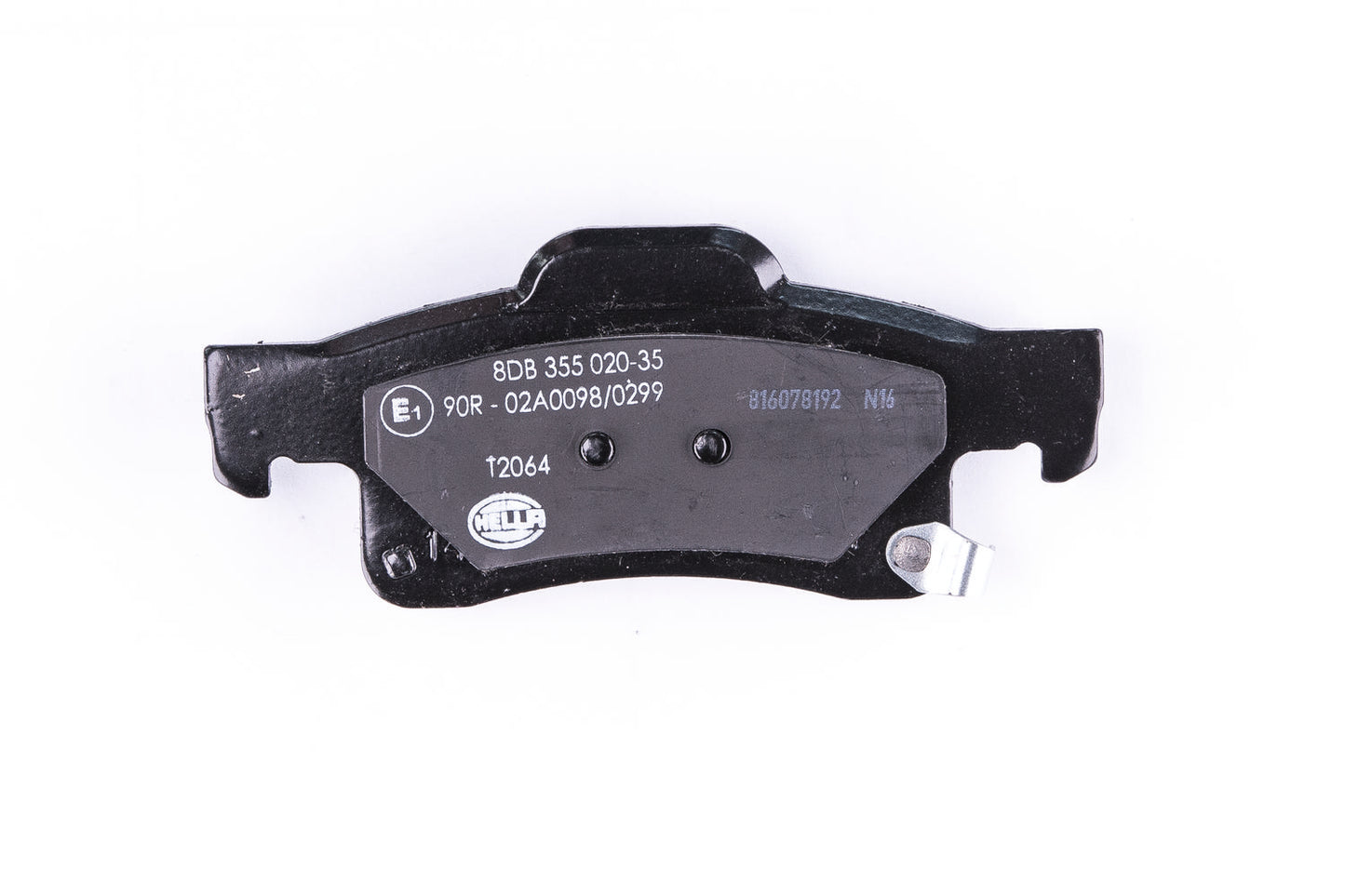 HELLA Brake pad set - T2064 - for e.g. DODGE / JEEP 8DB355020-351