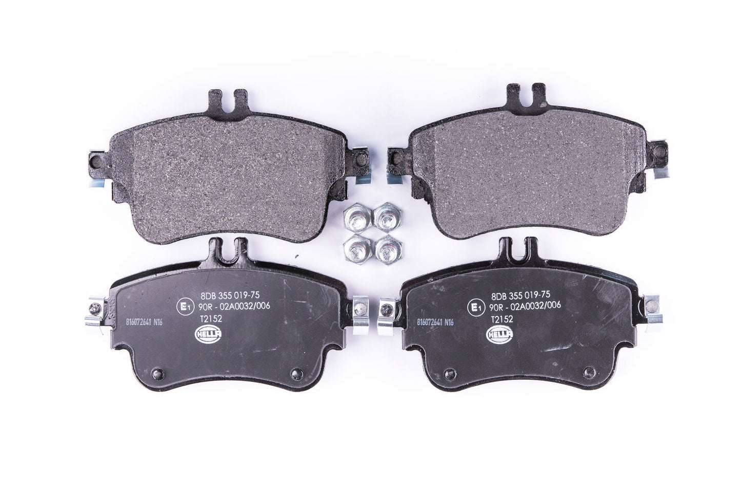 HELLA Brake pad set - T2152 - for e.g. MERCEDES-BENZ 8DB355019-751