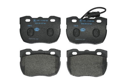 HELLA Brake pad set - T2818 - for e.g. LAND ROVER 8DB355037-941